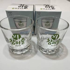 非売品 韓国焼酎 チャミスル 焼酎グラス コースター ショットグラス JINRO イカゲーム 愛の不時着 梨泰院クラス 新品 未使用