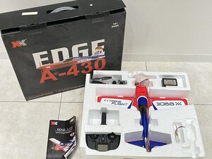 【え沖】EDGE エッジ A-430 5ch 2.4Ghz radio ラジコン飛行機 エアプレーン 現状品 ジャンク品 え319 MD539MTT44