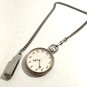 TO215　agnes b.　アニエスベー　懐中時計　pocket watch　