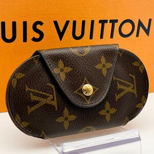 【極美品】ルイヴィトン LOUIS VUITTON モノグラム ミュルティクレ ロン GM キーケース 6連 鍵入れ ブラウン 茶色 メンズ レディース