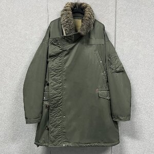 高級 VISVIM ビズビム 21AW VALDEZ KHAMPA COAT OLIVE 泥染加工 ヴィンテージ加工 ジャケット 重厚 防寒 0121205013023 サイズ3