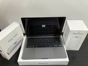 Mac Book Pro 13inch A2338 8GB 512GB★Mac mini A1347 Core i5 1.4GHz 4GB 500GB★Air Mac Extreme 802.11ac A1521 ME918J/A★マック★