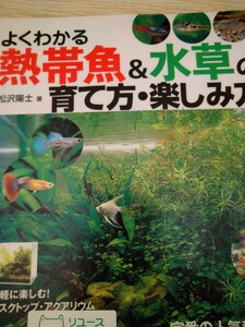 よくわかる熱帯魚＆水草の育て方・楽しみ方　定番の人気種から最新の種類まで全１６７種人気の水草１５種 松沢陽　大泉書店　図書館廃棄本