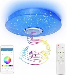 LEDシーリングライト Bluetoothスピーカー 日本語説明書付 6畳