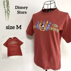 ディズニーストア　クルーネック半袖Tシャツ　ヴィンテージカラー　ミッキー　綿　M