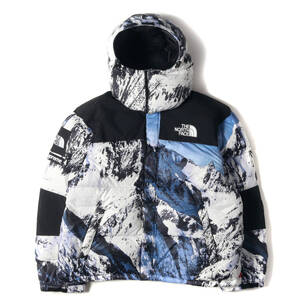 Supreme シュプリーム ジャケット サイズ:M 17AW THE NORTH FACE 雪山柄 マウンテン バルトロ ダウン ジャケット Mountain Baltoro Jacket