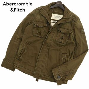 Abercrombie&Fitch アバクロンビー＆フィッチ 【SENTINEL JACKET】刺繍 加工 ミリタリー センチネル ジャケットSz.M　メンズ　C4T03266_4#O