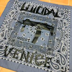 ◎希少！LUICIDAL ライトブルー/バンダナ ルイサイダル　OG ベニスビーチ ハードコアバンド ドッグタウン　スイサイサイダル SUICIDAL