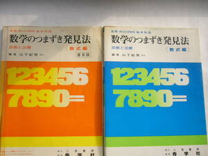  数学のつまずき発見法 診断と治療 数式編（秀学社）セット/「 数学のつまずき発見法 数式編」＋「数学のつまずき発見法＜数式編＞普及版」