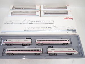 Marklin/メルクリン 鉄道模型 HOゲージ ICE InterCity Express セット 33701/客車 4両 43721/43701/43711/43721 元箱付 § 7105D-5