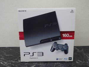 【ゲーム機本体】 SONY PS3 PlayStation HDD 160GB チャコール・ブラック CECH-3000A 本体 中古