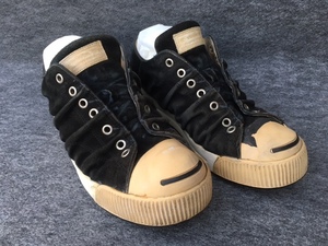 ＜送料込＞観賞用 名作 visvim KOONING BLACK 黒 US9.5 クーニング ／ ビズビム ヴィズヴィム スニーカー 27.5㎝ リメイク用