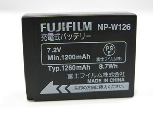 【 中古品 】FUJIFIL NP-W126 純正バッテリー フジフイルム [管GF925]