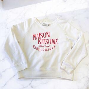 MAISON KITSUNE メゾンキツネ トレーナー PALIS ROYAL CLASSIC SWEATSHIRT ホワイト スウェット　長袖　ロゴ　