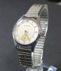 1円スタート 希少！ シチズン 尚工舎 CHRONOMETER CITIZEN CLOVER 1950年頃 スモセコ 手巻き 洗浄注油済 稼動品♪ヴィンテージ 送料無料