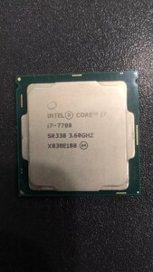 CPU インテル Intel Core I7-7700 プロセッサー 中古 動作未確認 ジャンク品 - A599