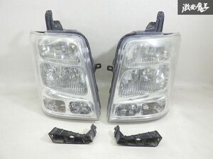 【HID点灯OK】 スズキ 純正 DA64W エブリィワゴン エブリー HID ヘッドライト ヘッドランプ バラスト付 左右セット LE06H616 棚2F-P-2