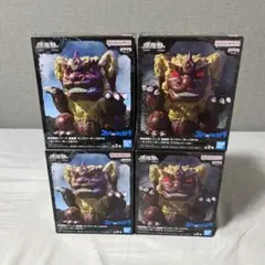 【新品】東宝怪獣シリーズ 鎮座獣 キングシーサー フィギュア 豪華4点セット