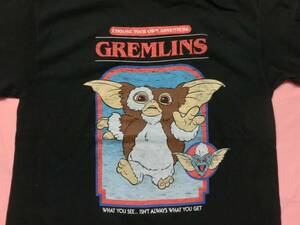 映画 グレムリン◆ギズモ Tシャツ ストライプ Gremlins Gizmo S M◆USA 雑貨 ビンテージ 80s 映画 Vintage ムービーT メンズ レディース