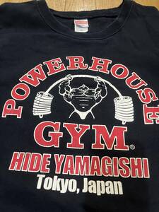 POWER HOUSE GYM パワーハウスジム　スウェット　XXL ゴールド