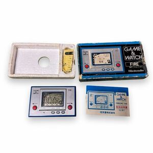 動作品 Nintendo GAME & WATCH FIRE ゲームウォッチ 任天堂 ファイア ニンテンドー