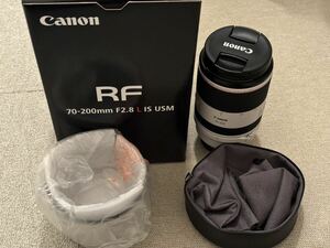 Canon RF 70-200mm F2.8 L IS USM 2024年3月新品購入品 3回使用