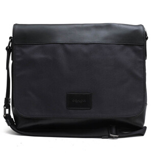 COACH コーチ ショルダーバッグ F38741 Messenger スムースレザー 牛革 メッセンジャーバッグ ノートPC収納可