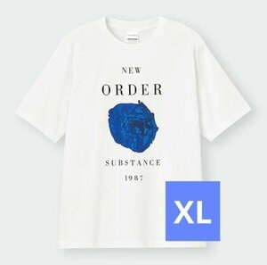 ジーユー gu ニューオーダー neworder ホワイト Tシャツ XLサイズ