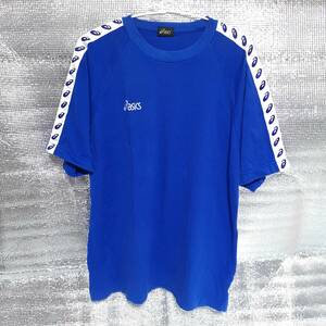 アシックス　サッカー部　Tシャツ　ブルー　O　426