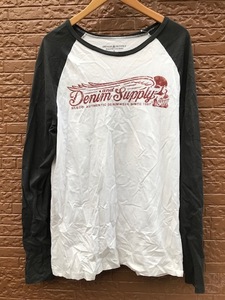 Y15744*DENIM&SUPPLY*ラルフローレン*ラグランロンTシャツ*L