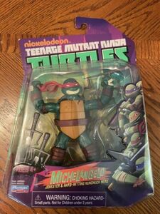 2012 Raphael Michelangelo *MISPRINT* Teenage Mutant Ninja Turtles Action Figure 海外 即決