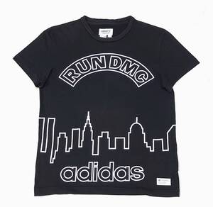 adidas RUN DMC Tシャツ S 黒 アディダス オリジナル climalite 