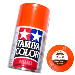 タミヤ スプレー塗料 (TS-31) ブライトオレンジ つやあり タミヤ模型　即♪≫★