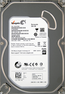 Seagate ST500DM002-1BD142 DP/N 09CF26 3.5インチ SATA600 500GB 1014回 15823時間