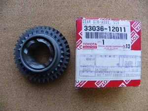 MR2 AW11 5速ギアSUB-ASSY 33036-12011 トヨタ純正部品 シンクロメッシュSPセット