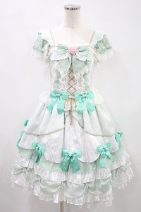 Angelic Pretty / Rose Primaジャンパースカート Free ミント H-24-10-21-1001-AP-OP-NS-ZH