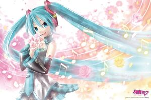 1000-mg06 1000ピース 廃盤 ジグソーパズル☆初音ミク Flower　Dance（マジカルピースジグソー） 