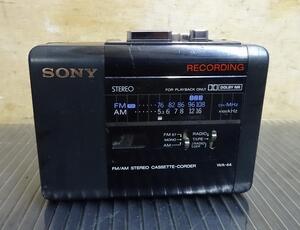 （Nz113697）FM/AMステレオカセットコーダーWA-44　ラジオ　カセットOK　ちょい難あり！