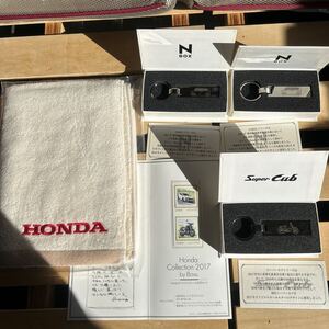 HONDA ホンダ キーホルダー スーパーカブ NBOX オリジナルフレーム切手 タオル