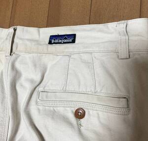 Patagonia パタゴニア ダックパンツ オーガニックコットン 5ポケット エルキャップカーキ 生成り サイズ32 Vintage ヴィンテージ オールド