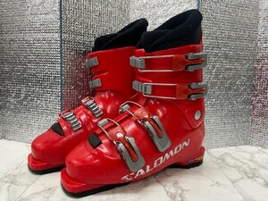 1★SALOMON(サロモン) COURSE 60 Jrスキーブーツ 21.0cm 257mm ジュニアレーシング [店頭引き取り可/札幌] ★2154