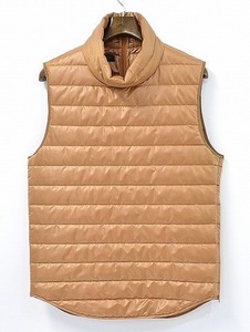 Mr.GENTLEMAN ミスタージェントルマン INNER DOWN ROLL-NECK VEST インナーダウンロールネックベスト M BEIGE MISTERGENTLEMAN