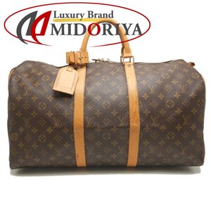 LOUIS VUITTON ルイヴィトン モノグラム キーポル50 M41426 ボストンバッグ ブラウン/252369【中古】