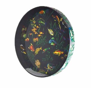 オーシャンドラム　22インチ　魚柄　ET-0222-10　レモワールドパーカッション　REMO Ocean Drum 魚柄　ET022210