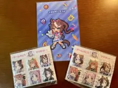 ウマ娘　チームスピカマグネット2つ　ホログラムポストカード