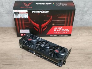 AMD PowerColor Radeon RX6700XT 12GB AXRX RED DEVIL OC 【グラフィックボード】