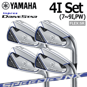 YAMAHA DRIVESTAR IRON 7～9I,PW 4本セット【ヤマハ】【アイアンセット】【ドライブスター】【SPEEDER NX for Yamaha M423i】【FLEX：SR】