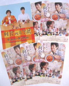 在庫最終 きのう何食べた？ 展 劇場版 チラシ ２種 ６枚 セット 大阪 内野聖陽 西島秀俊