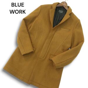 BLUE WORK ブルーワーク トゥモローランド 秋冬 ウール★ チェスター コート Sz.XS メンズ　A4T13135_C#N