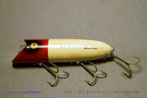 VINTAGE WOODEN LURE HEDDON ORIGINAL HEDDON WOOD BASSAR （9813-3　）USA MADE #OLDLURE #ARTLURE_VINTAGE ＃ヴィンテージルアー